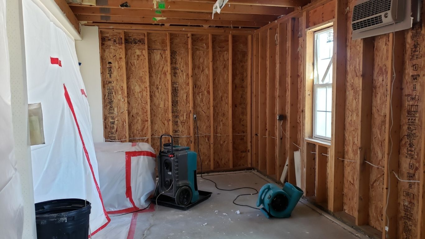 water damage restoration in Fairfield, CT