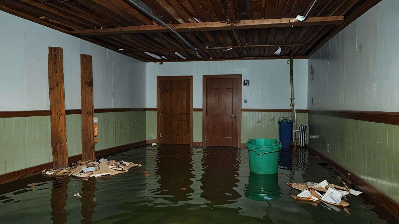 flooded house to seek professional emergency basement flooding services