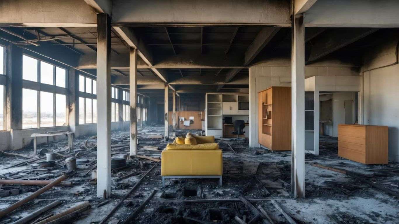 Why Professional Fire Damage Restoration is Crucial for Your Property’s Recovery Burned space that need fire damage restoration