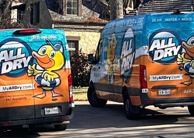 trucks at house