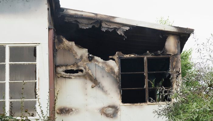 house fire aftermath - fire damage restoration Frankfort